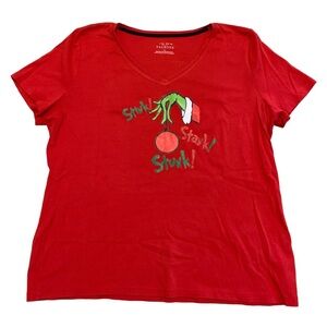 Talbots Grinch "Stink! Stank! Stunk!" Christmas T-Shirt XL